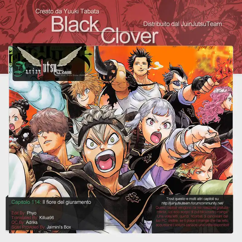 Black Clover Capitolo 114 page 1