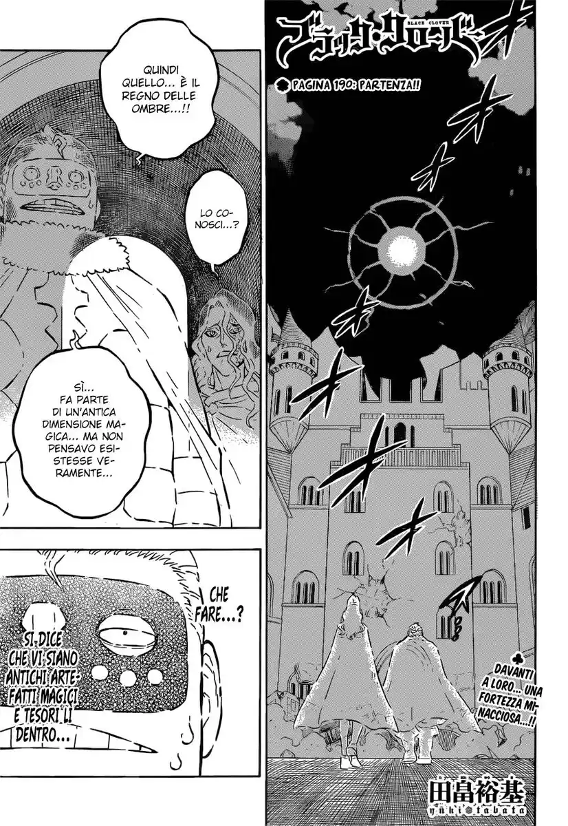 Black Clover Capitolo 190 page 2