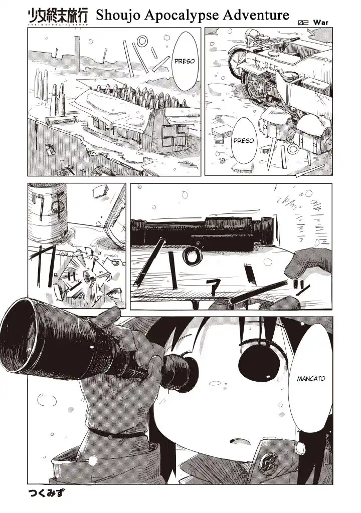 Shoujo Shuumatsu Ryokou Capitolo 02 page 1