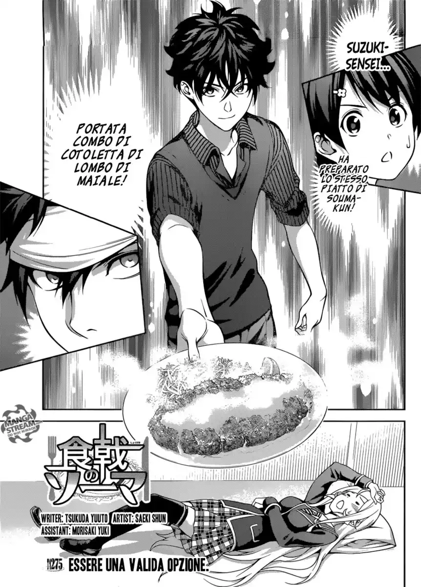 Shokugeki no Soma Capitolo 275 page 1