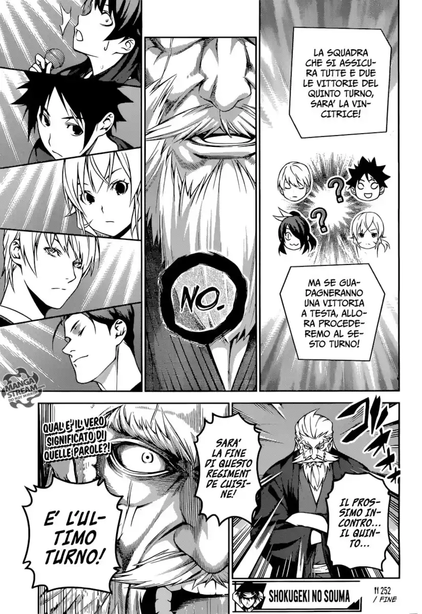 Shokugeki no Soma Capitolo 252 page 18