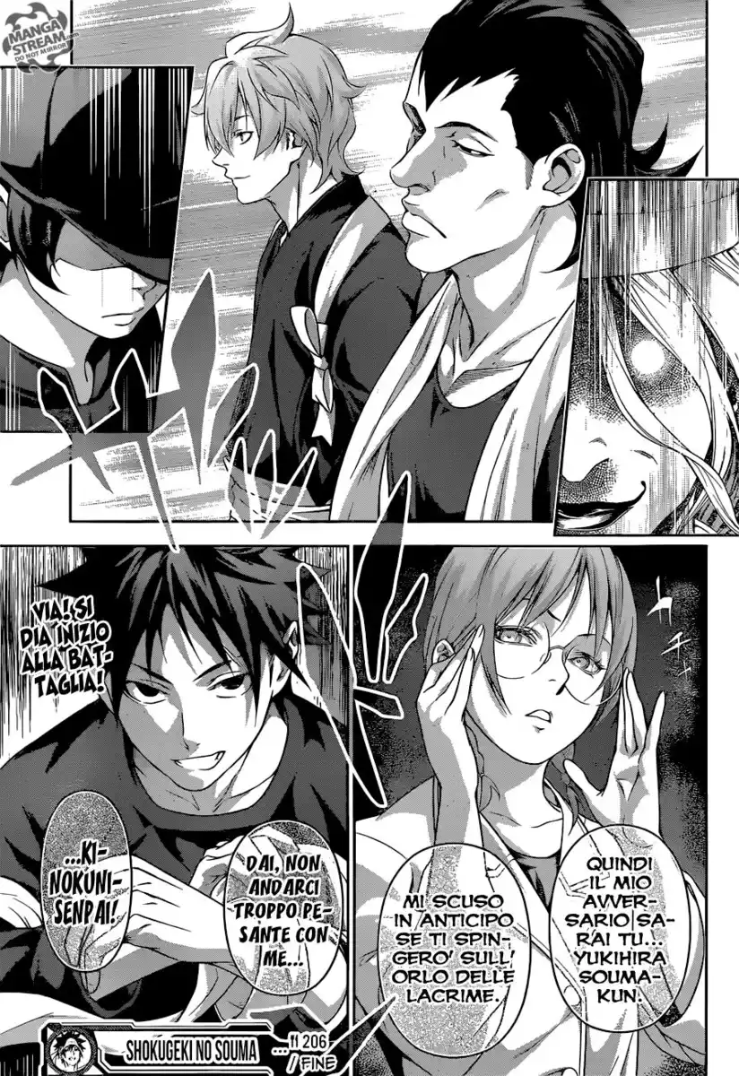 Shokugeki no Soma Capitolo 206 page 18