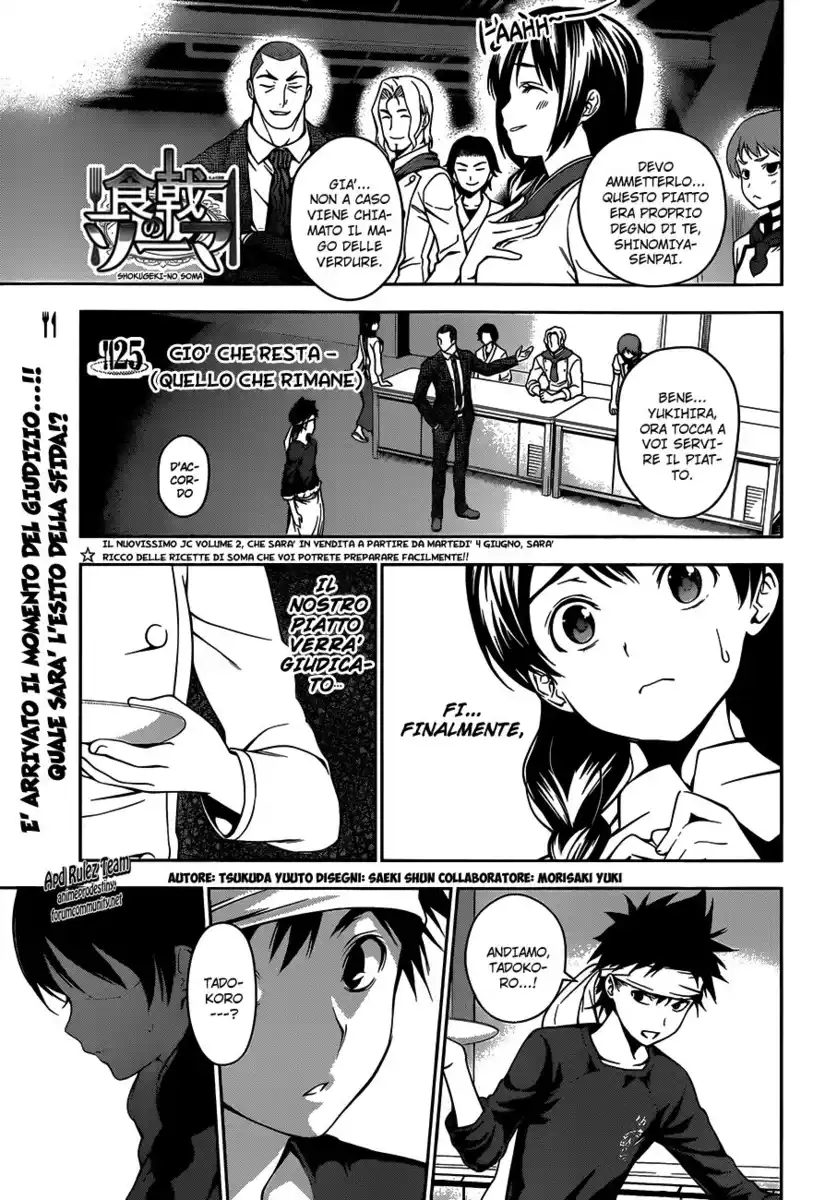 Shokugeki no Soma Capitolo 25 page 1