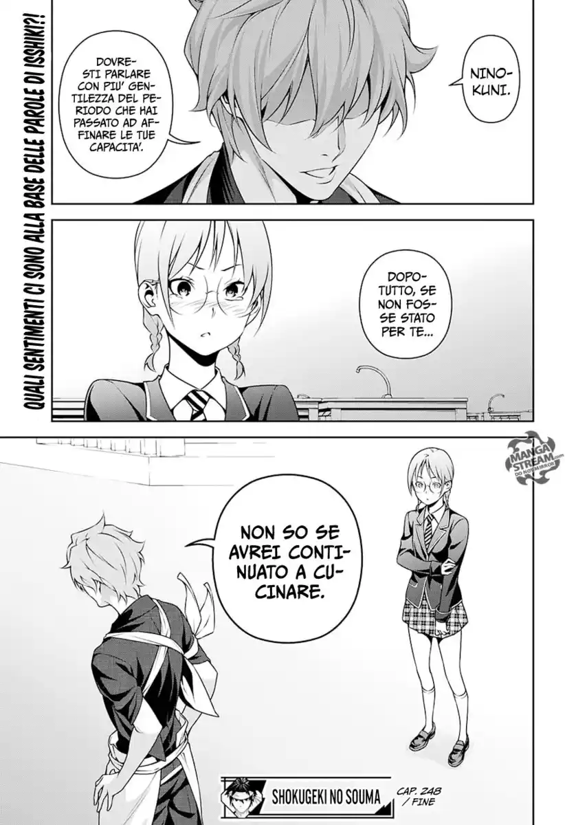 Shokugeki no Soma Capitolo 248 page 19