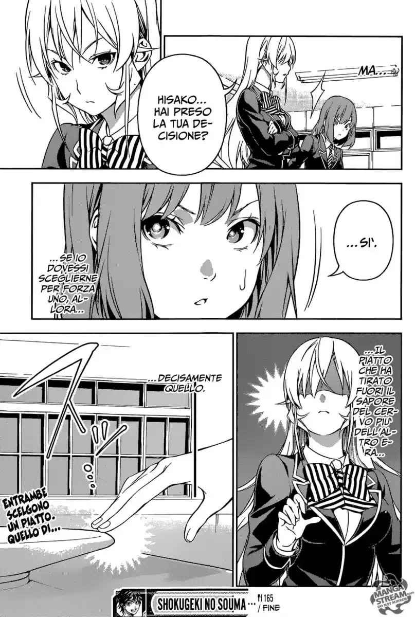 Shokugeki no Soma Capitolo 165 page 18