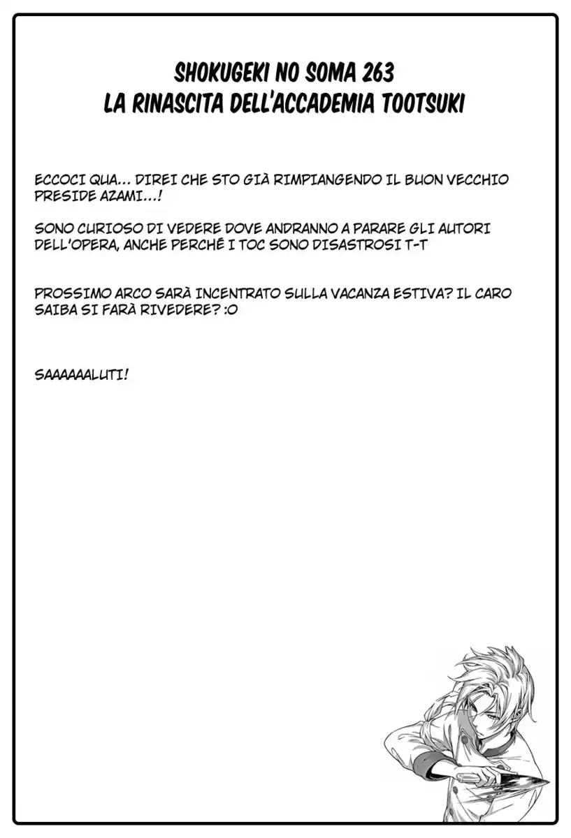 Shokugeki no Soma Capitolo 263 page 22