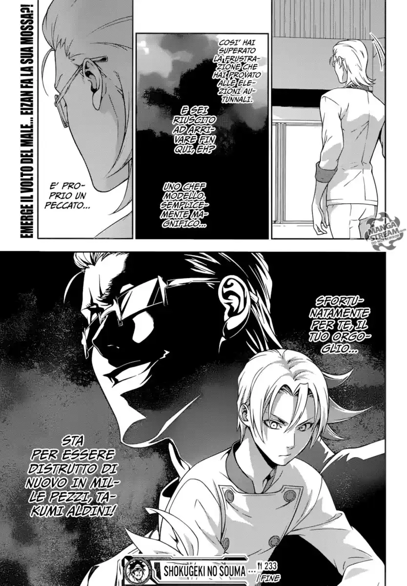 Shokugeki no Soma Capitolo 233 page 19