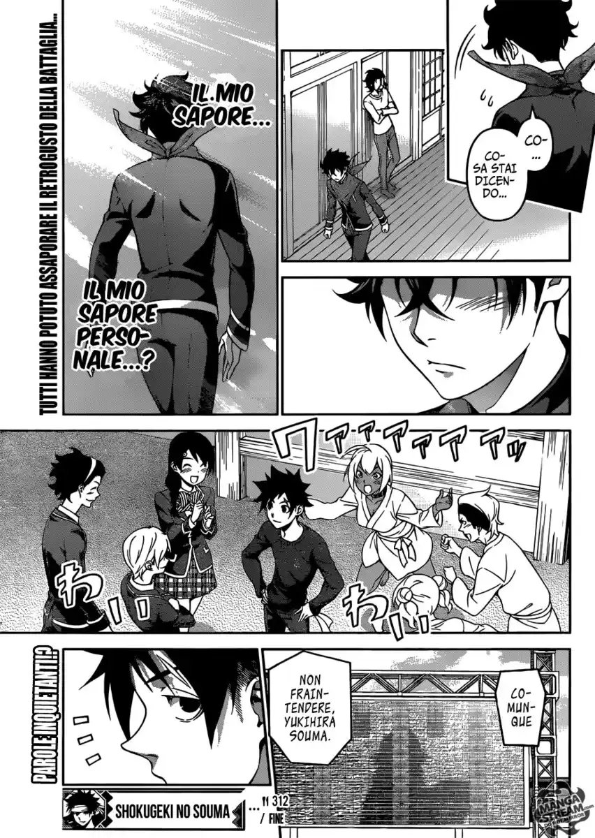 Shokugeki no Soma Capitolo 312 page 19