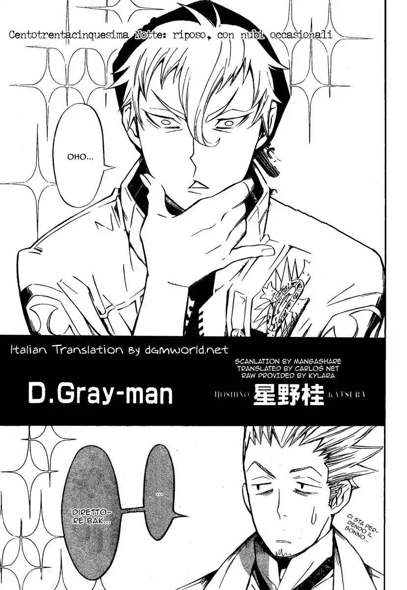 D.Gray-man Capitolo 135 page 1