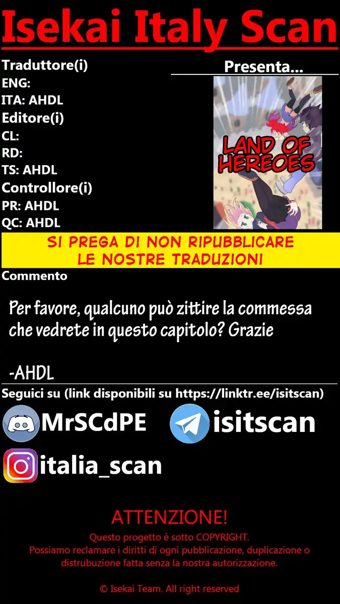 Land of Heroes Capitolo 21 page 1