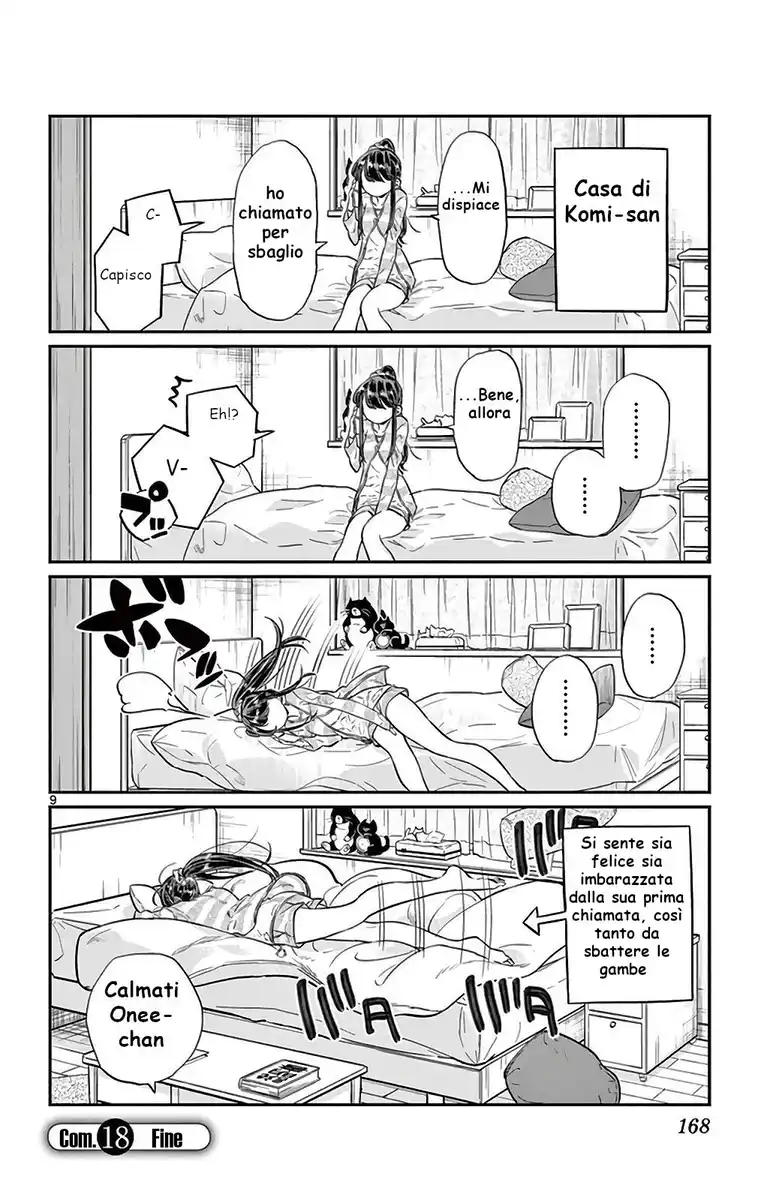 Komi-san wa Komyushou Desu. Capitolo 18 page 9