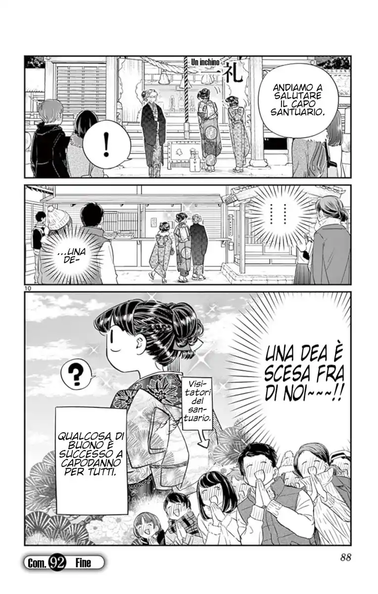 Komi-san wa Komyushou Desu. Capitolo 92 page 10