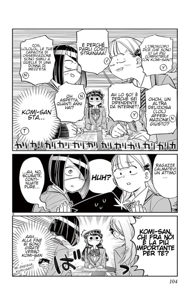 Komi-san wa Komyushou Desu. Capitolo 79 page 8