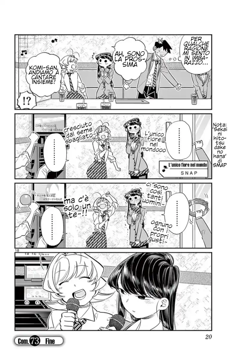 Komi-san wa Komyushou Desu. Capitolo 73 page 21