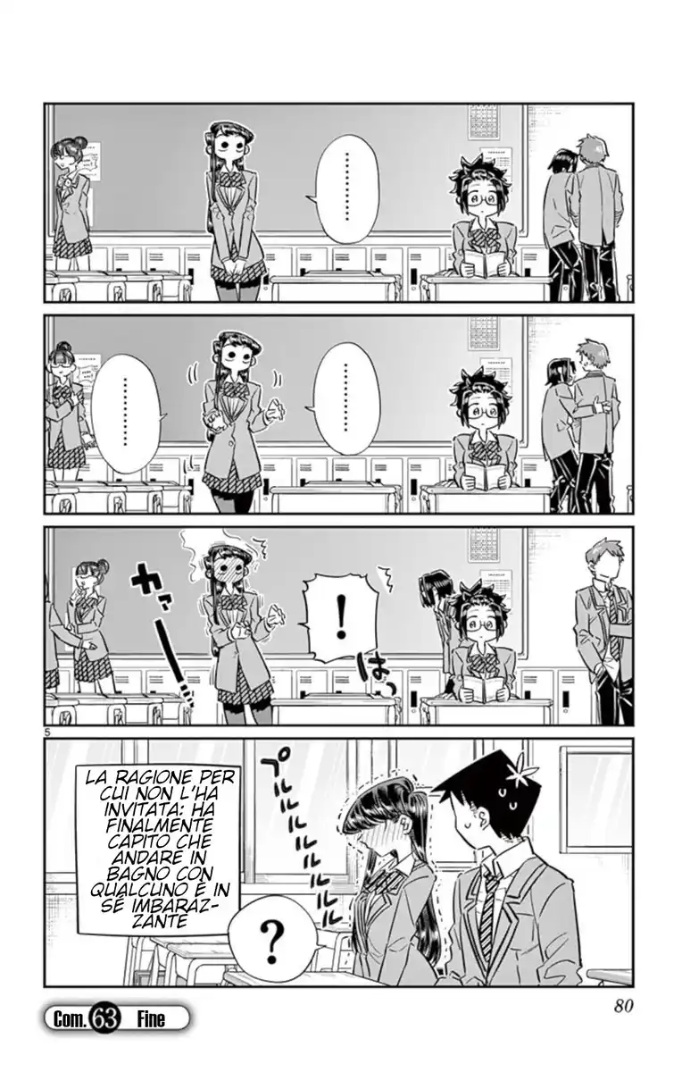 Komi-san wa Komyushou Desu. Capitolo 63 page 5