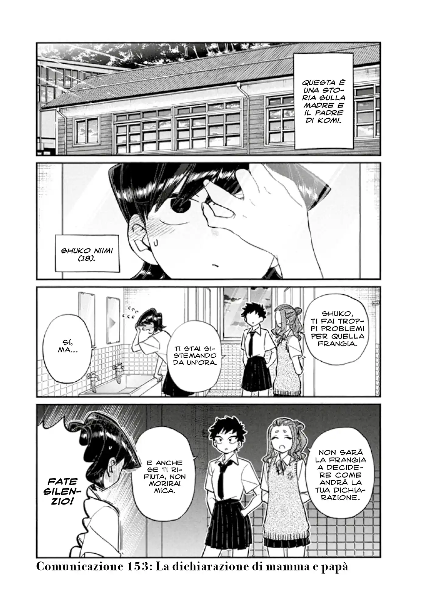 Komi-san wa Komyushou Desu. Capitolo 153 page 1