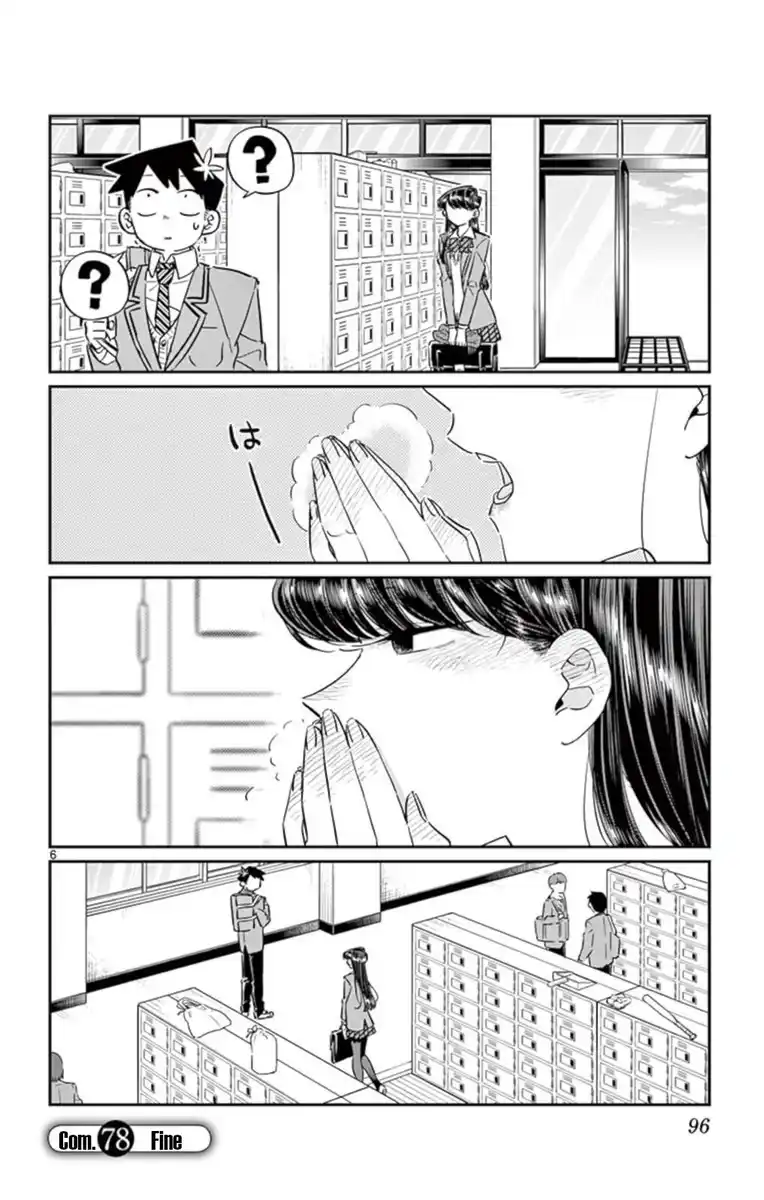 Komi-san wa Komyushou Desu. Capitolo 78 page 6