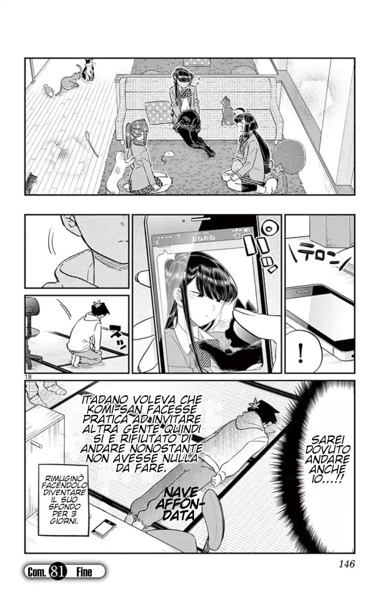 Komi-san wa Komyushou Desu. Capitolo 81 page 18