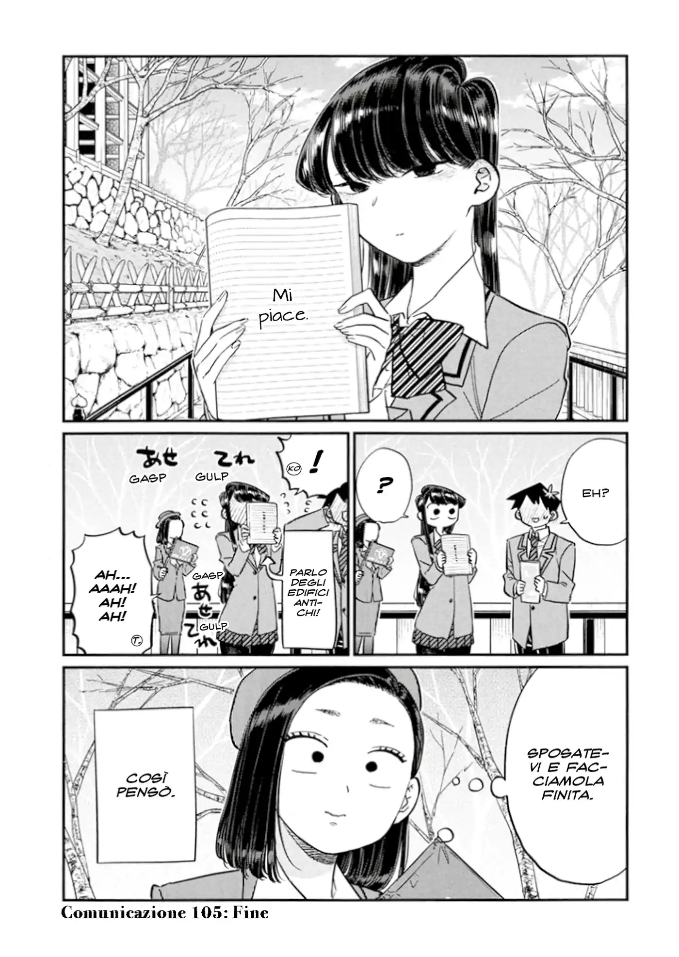 Komi-san wa Komyushou Desu. Capitolo 105 page 18