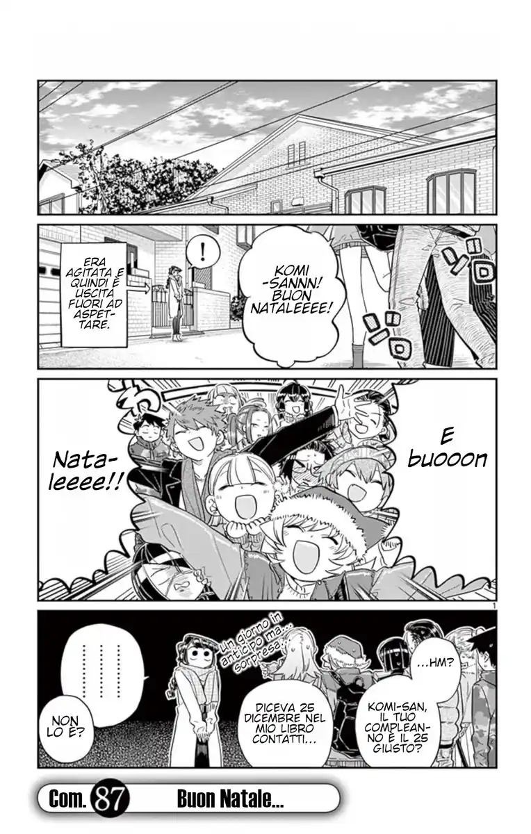 Komi-san wa Komyushou Desu. Capitolo 87 page 1