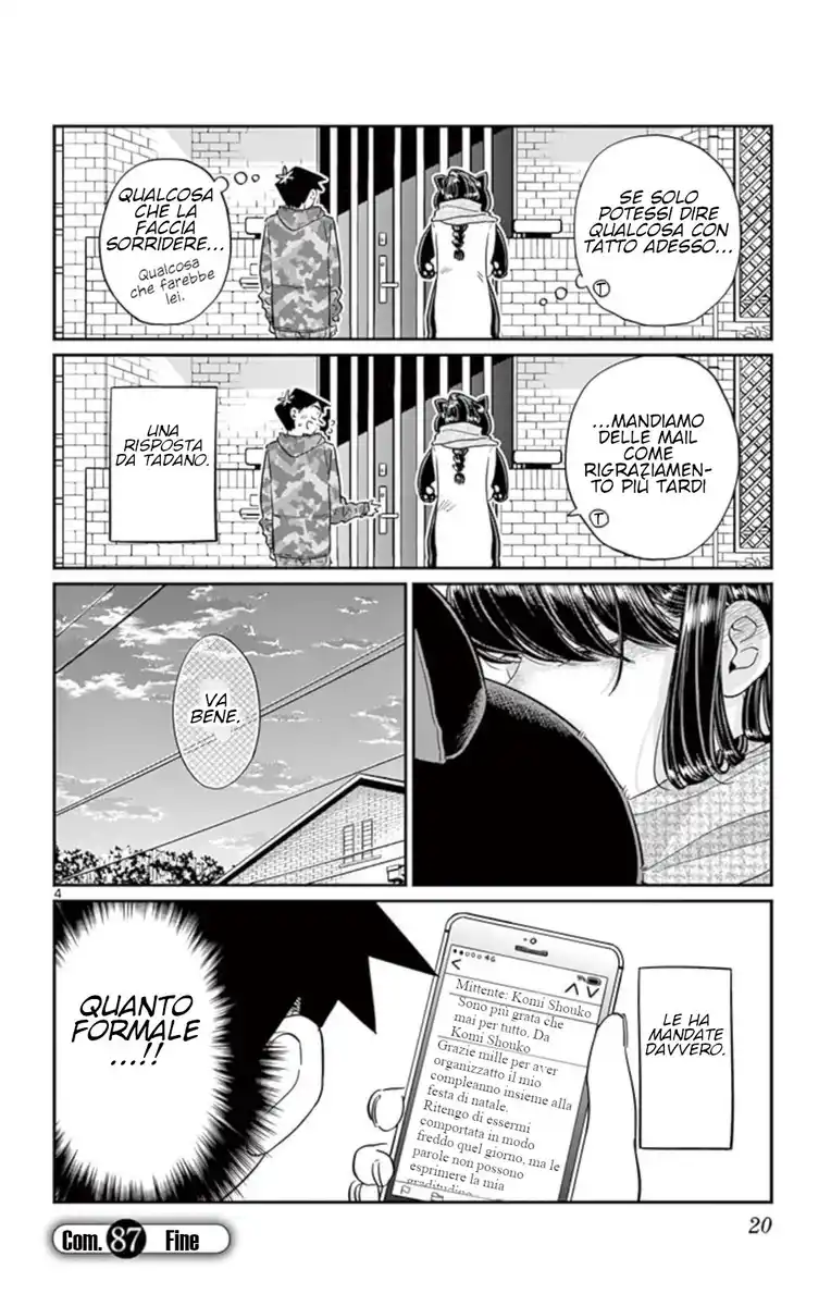 Komi-san wa Komyushou Desu. Capitolo 87 page 4