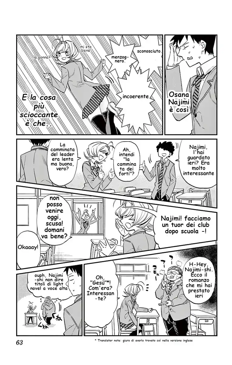 Komi-san wa Komyushou Desu. Capitolo 09 page 5