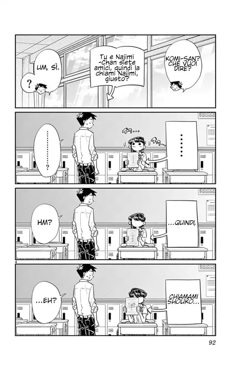 Komi-san wa Komyushou Desu. Capitolo 53 page 4