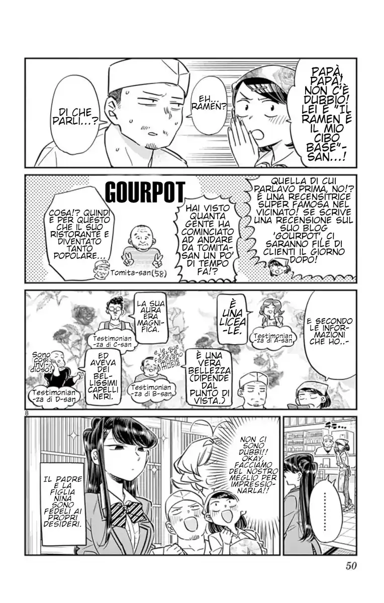 Komi-san wa Komyushou Desu. Capitolo 61 page 8