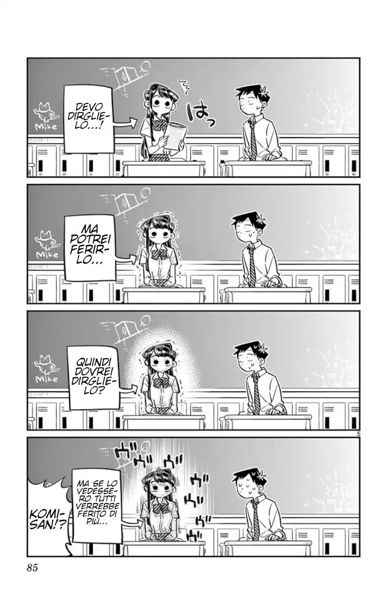 Komi-san wa Komyushou Desu. Capitolo 52 page 5