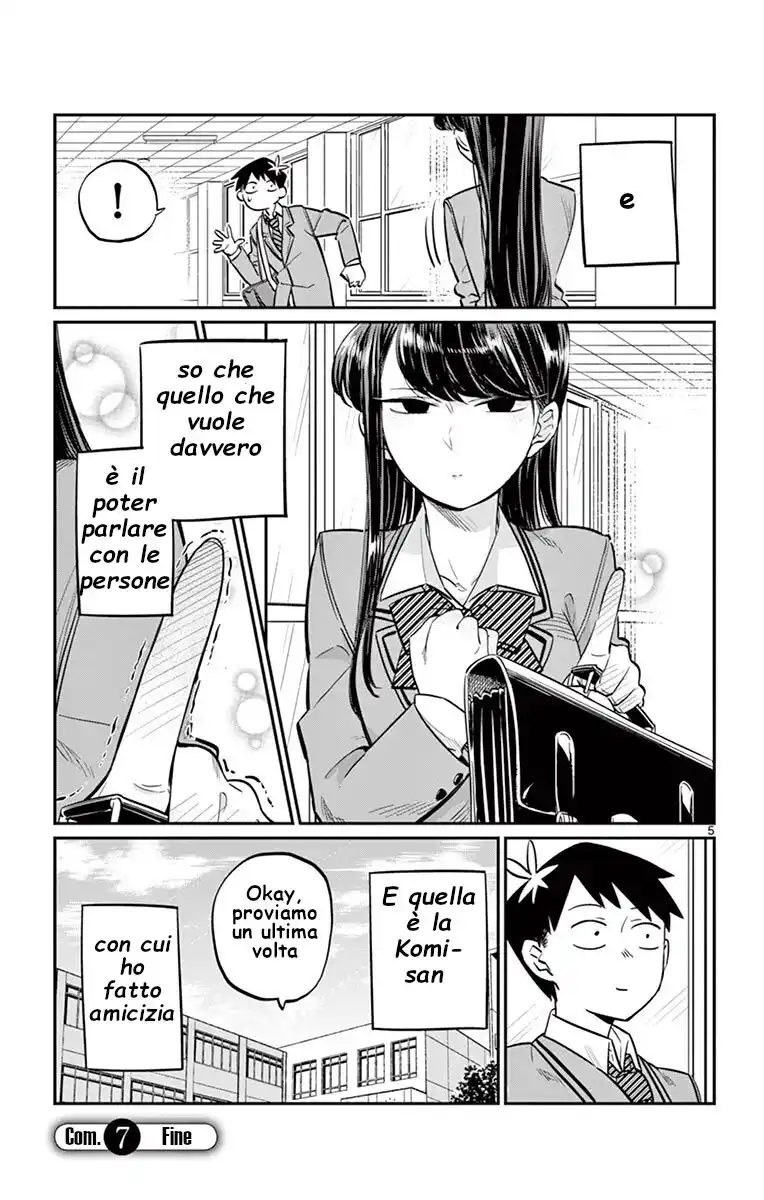 Komi-san wa Komyushou Desu. Capitolo 07 page 5