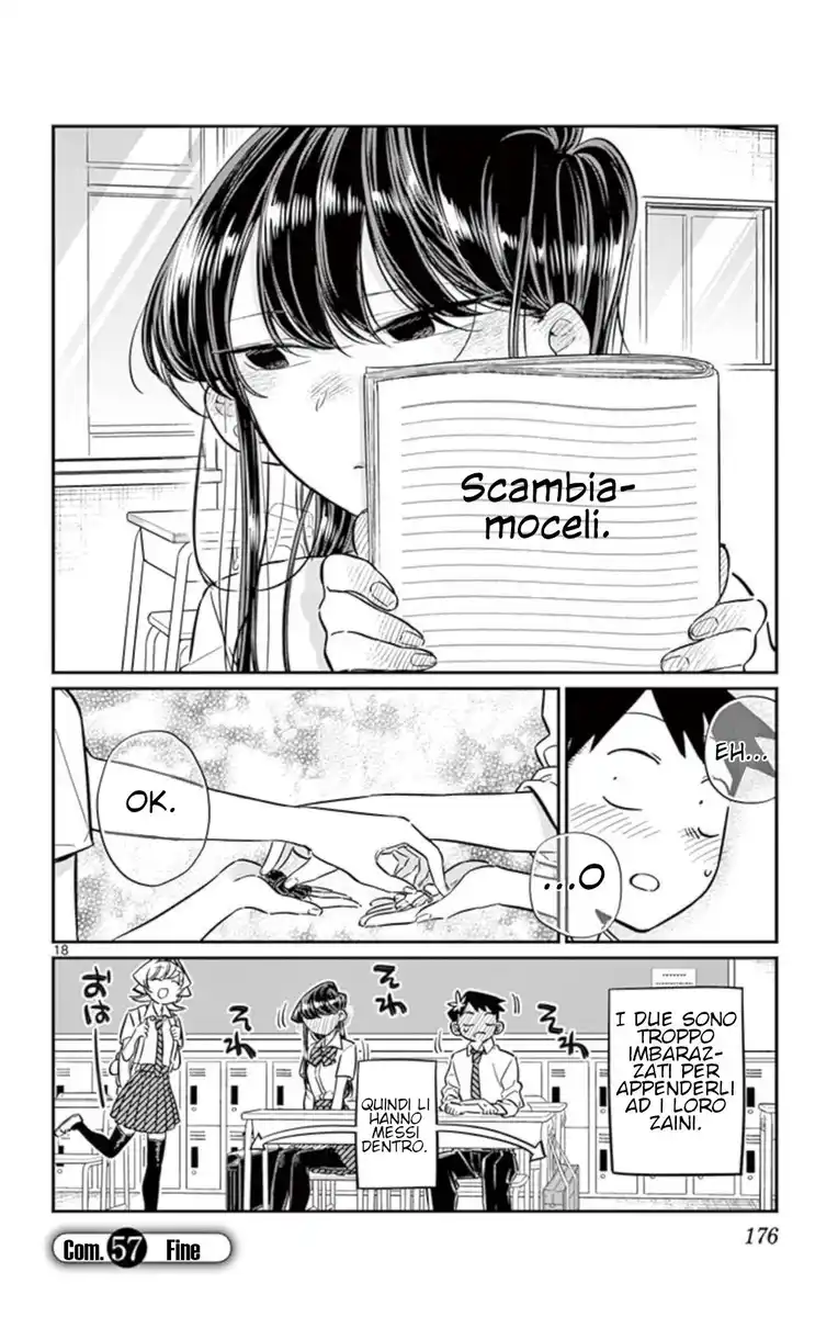 Komi-san wa Komyushou Desu. Capitolo 57 page 18