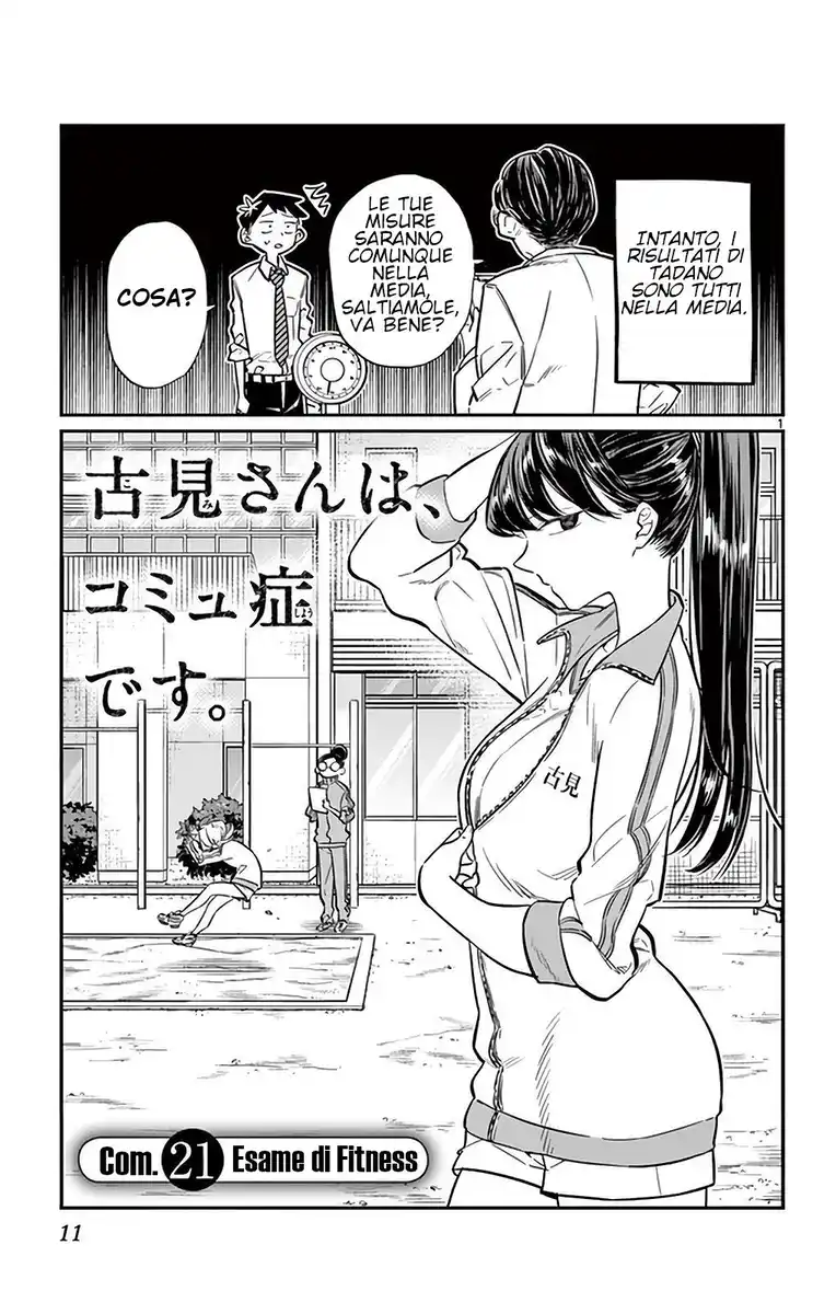 Komi-san wa Komyushou Desu. Capitolo 21 page 1