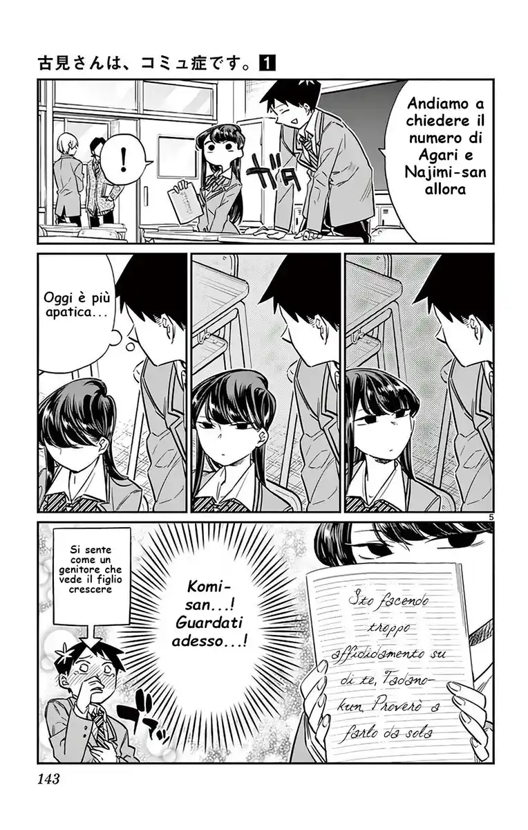 Komi-san wa Komyushou Desu. Capitolo 16 page 5