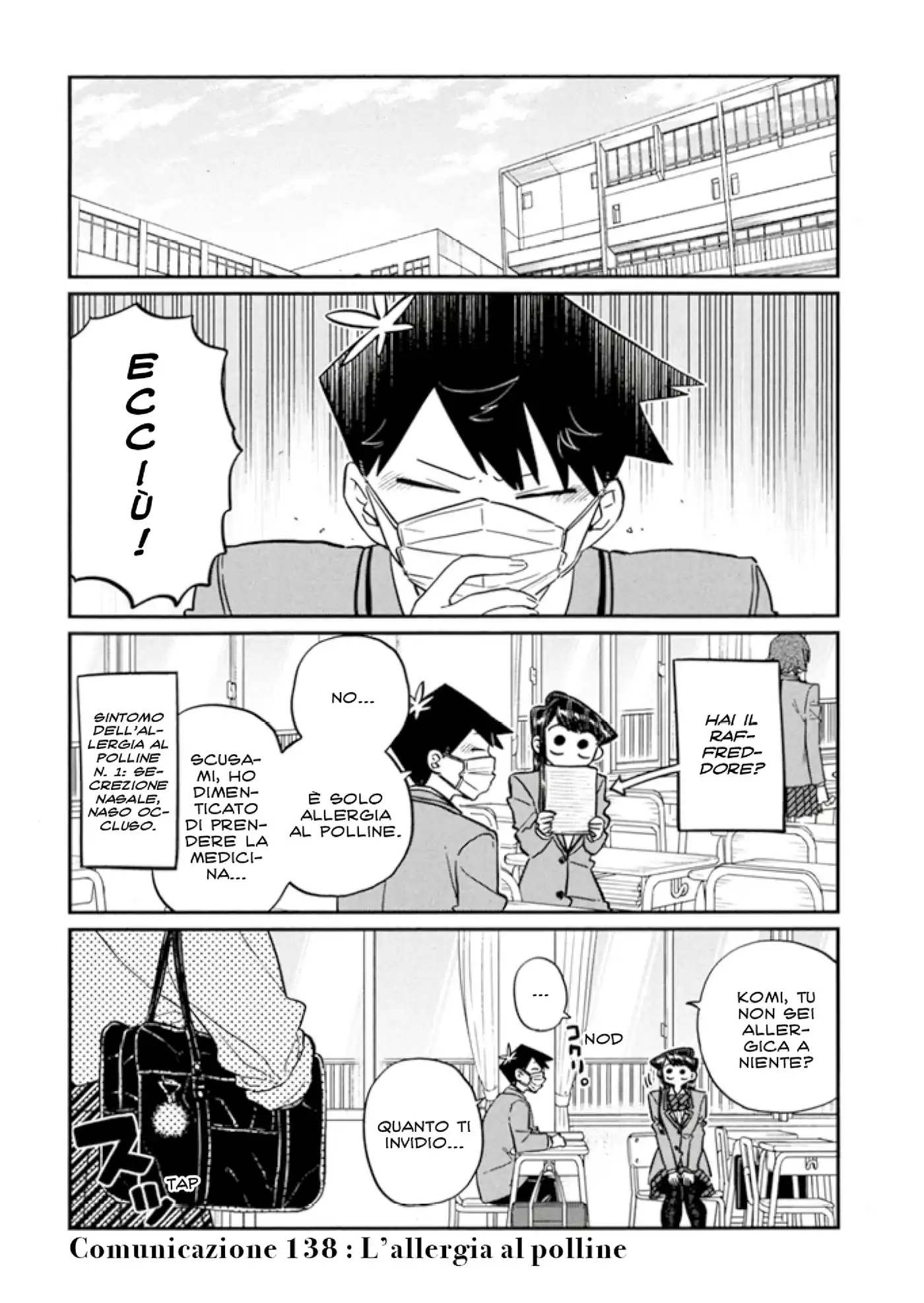 Komi-san wa Komyushou Desu. Capitolo 138 page 1