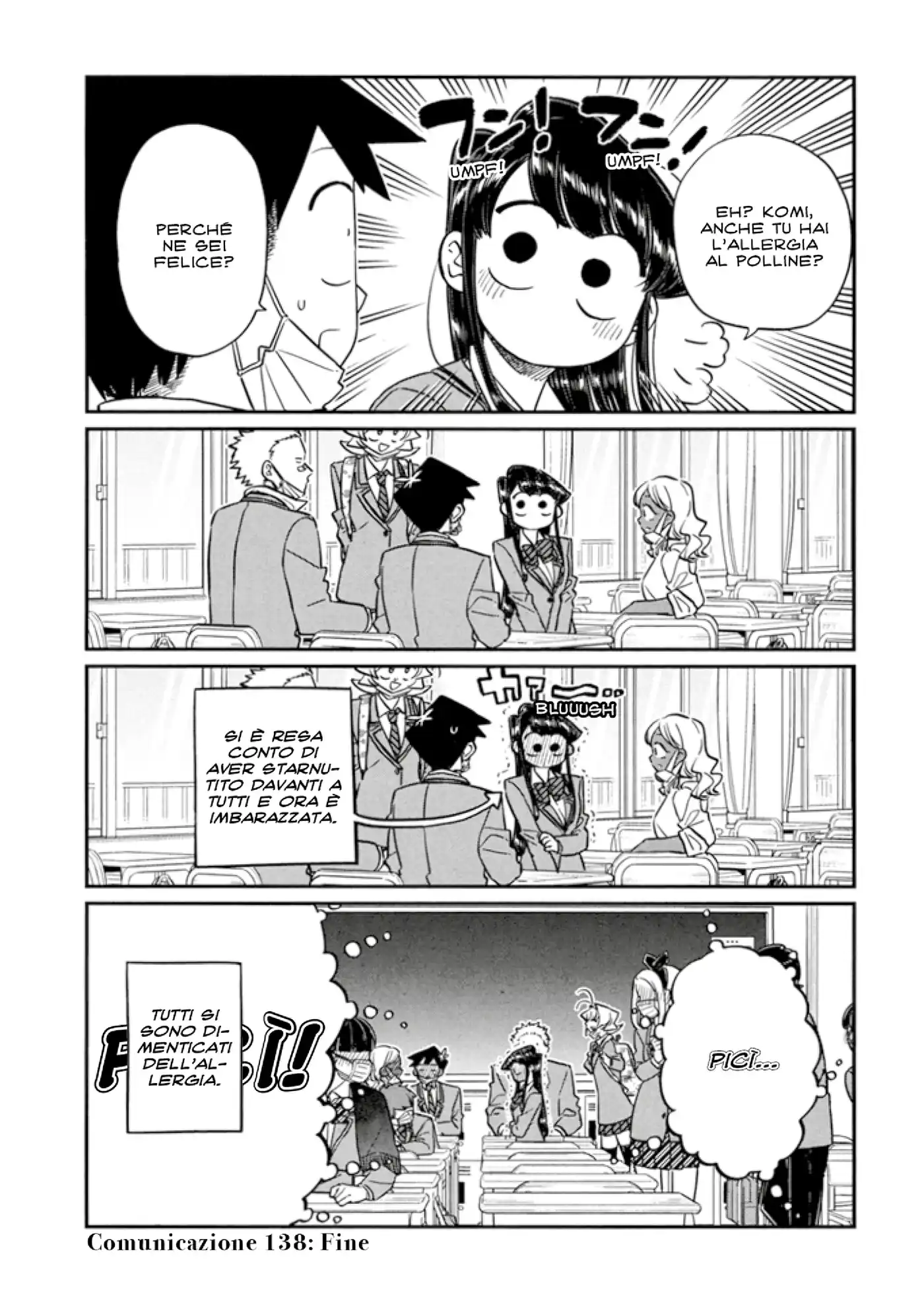 Komi-san wa Komyushou Desu. Capitolo 138 page 8