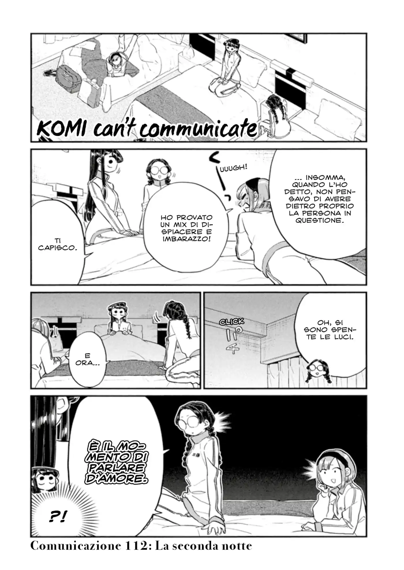 Komi-san wa Komyushou Desu. Capitolo 112 page 1