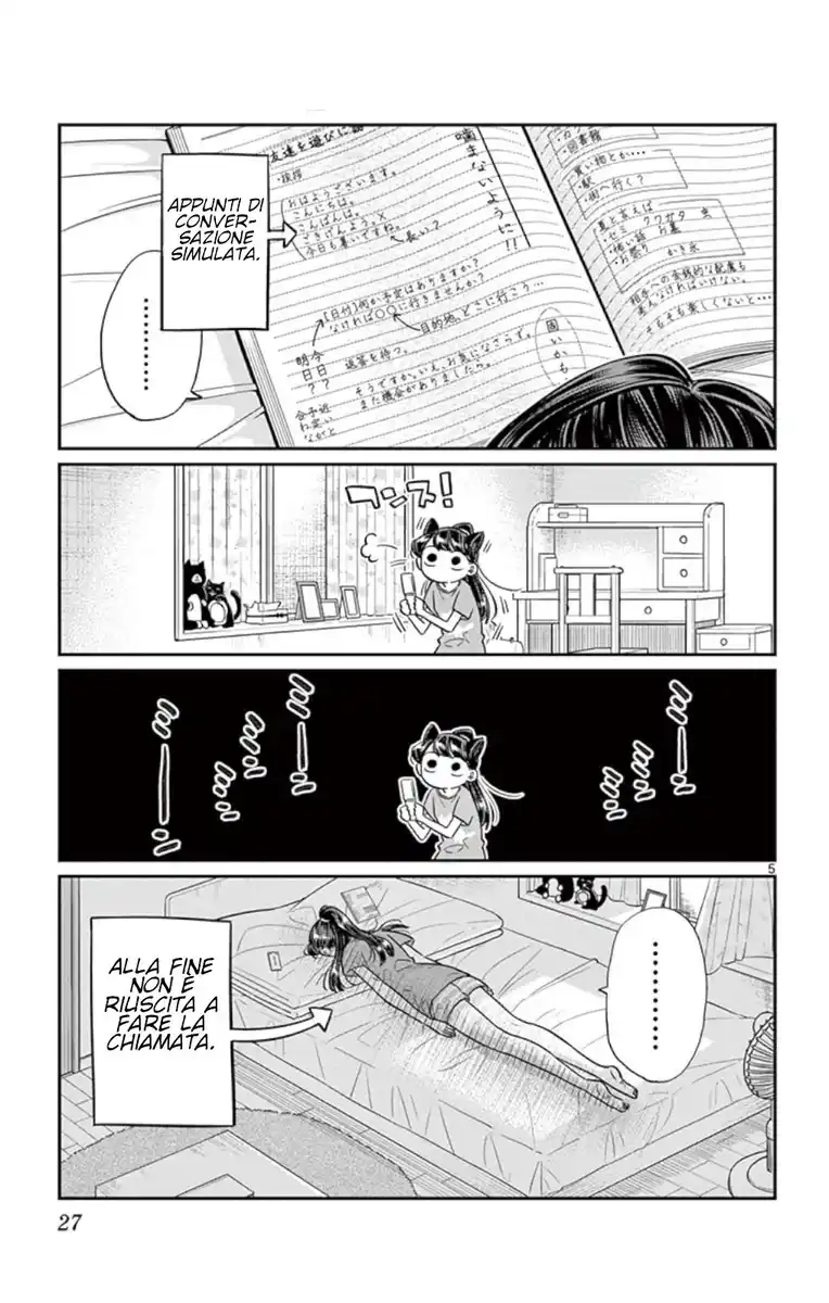 Komi-san wa Komyushou Desu. Capitolo 37 page 5