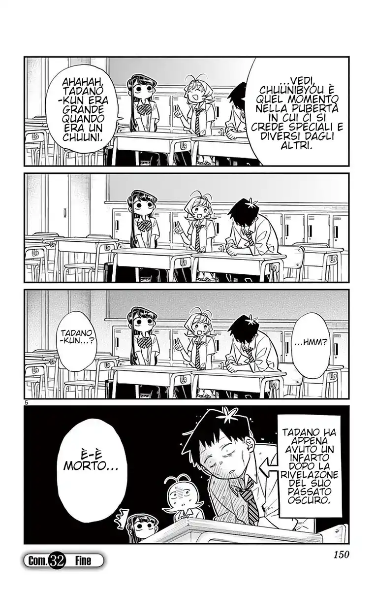 Komi-san wa Komyushou Desu. Capitolo 32 page 5