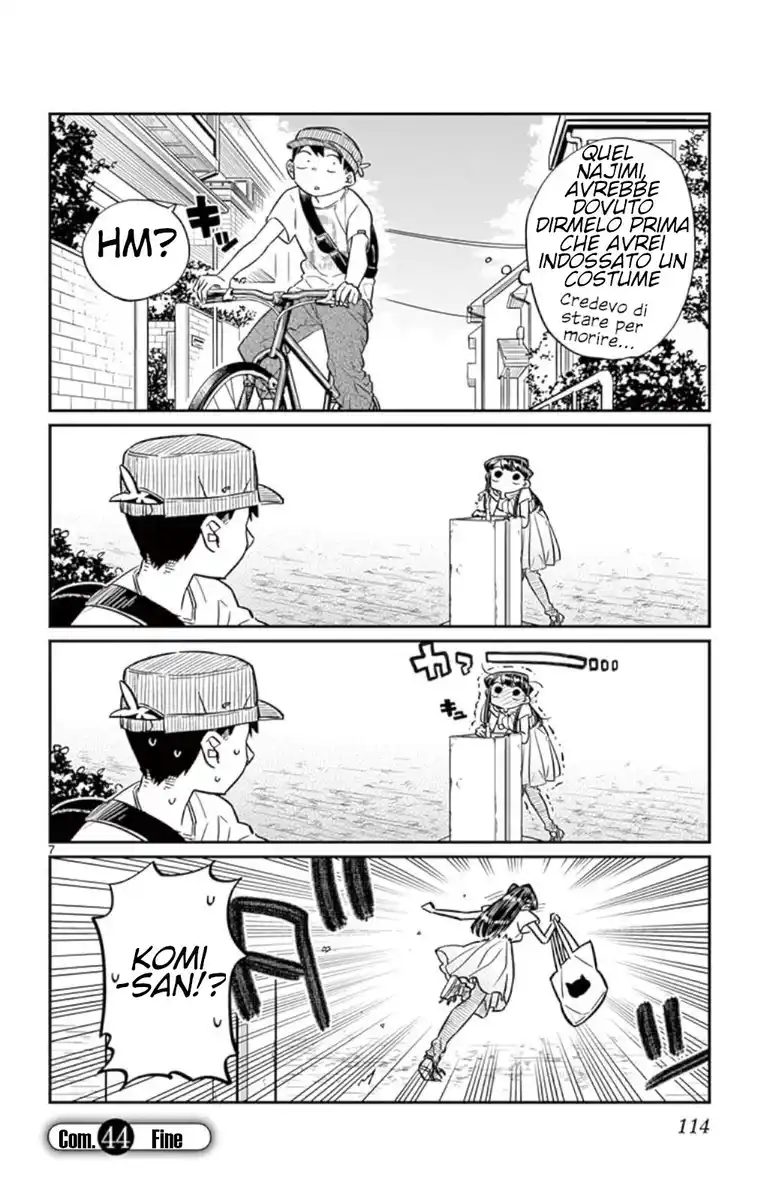 Komi-san wa Komyushou Desu. Capitolo 44 page 7