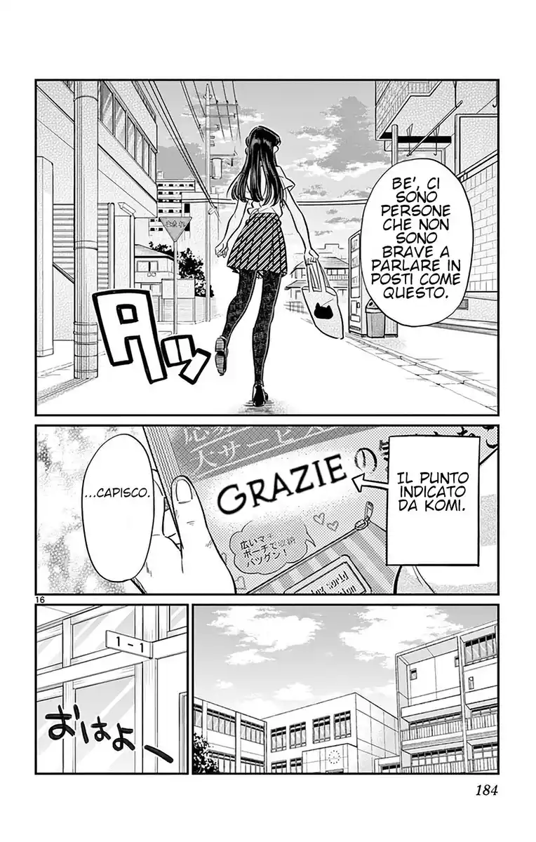 Komi-san wa Komyushou Desu. Capitolo 34 page 16