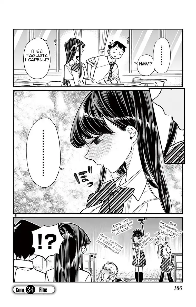 Komi-san wa Komyushou Desu. Capitolo 34 page 18