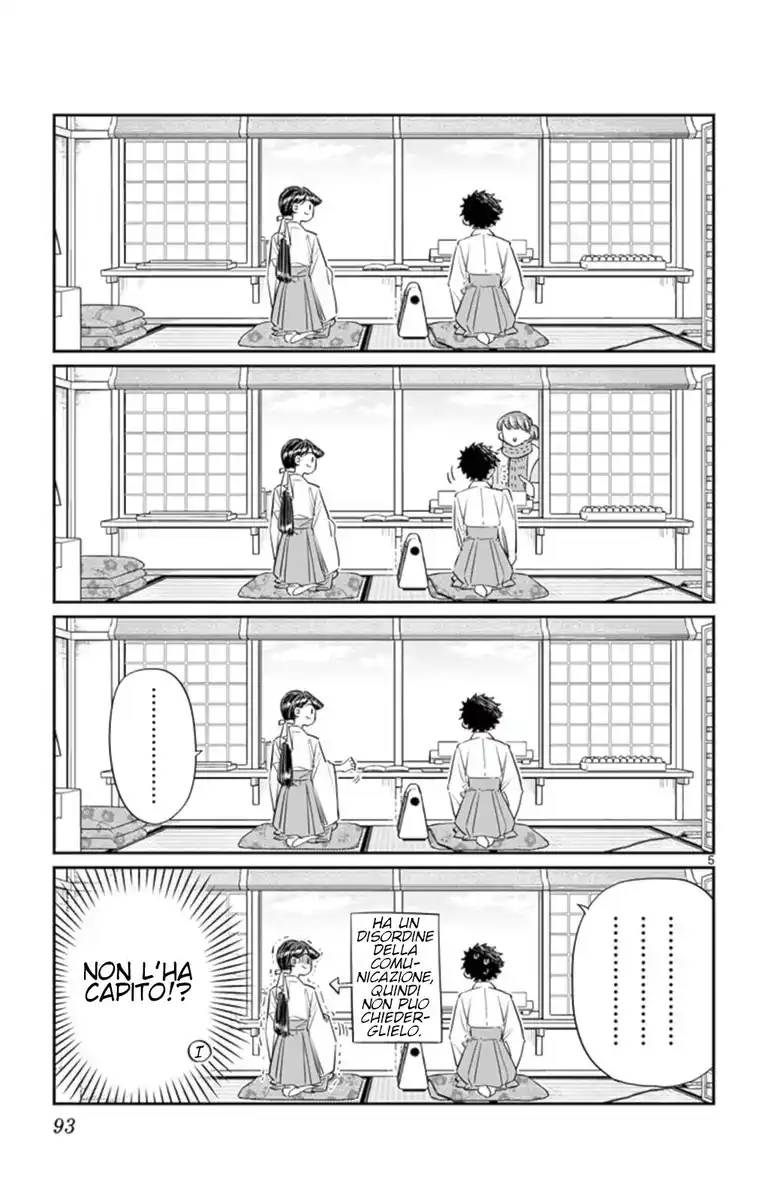 Komi-san wa Komyushou Desu. Capitolo 93 page 5