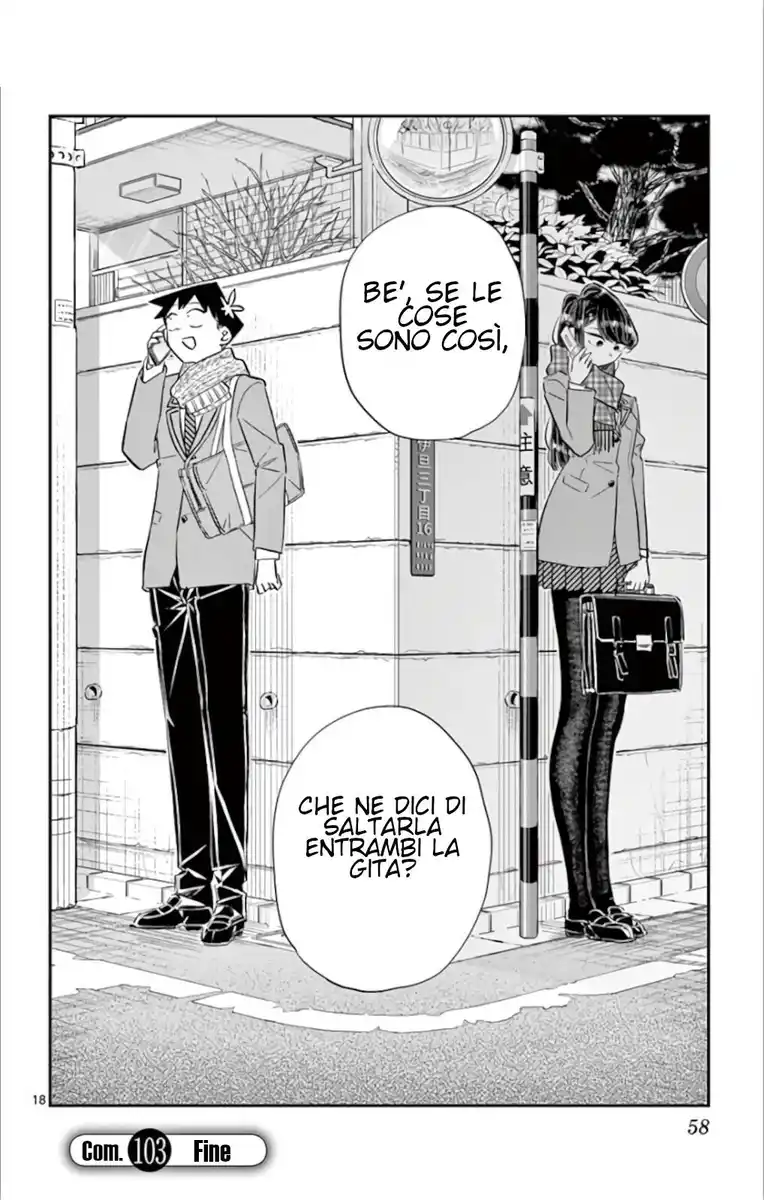 Komi-san wa Komyushou Desu. Capitolo 103 page 18