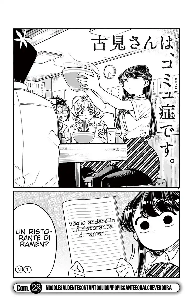 Komi-san wa Komyushou Desu. Capitolo 28 page 1