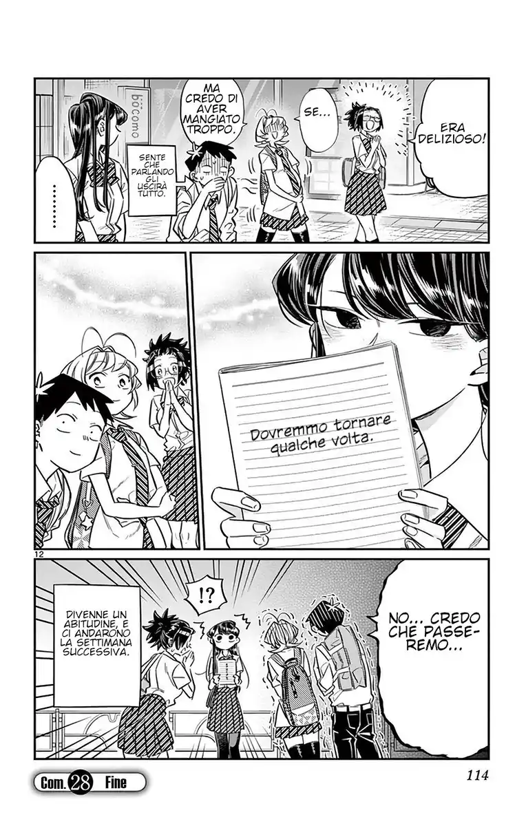 Komi-san wa Komyushou Desu. Capitolo 28 page 12