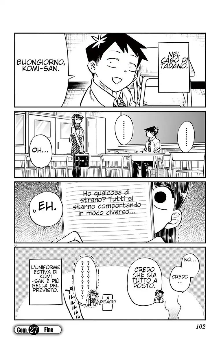 Komi-san wa Komyushou Desu. Capitolo 27 page 6