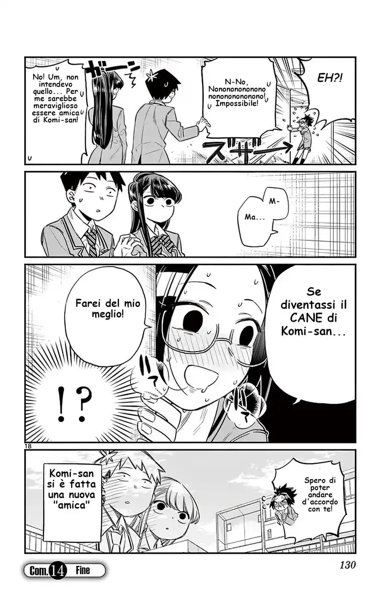 Komi-san wa Komyushou Desu. Capitolo 14 page 18