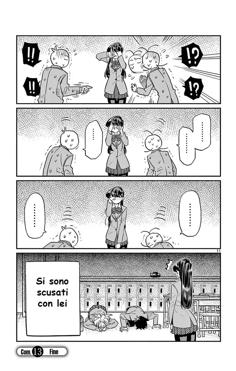 Komi-san wa Komyushou Desu. Capitolo 13 page 11