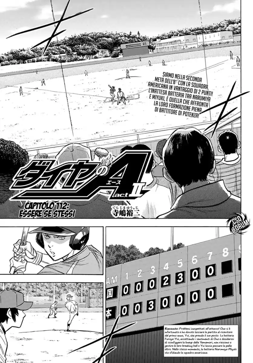 Diamond no Ace - Act II Capitolo 112 page 3