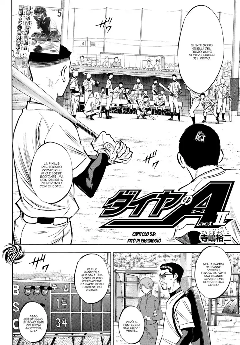 Diamond no Ace - Act II Capitolo 53 page 3